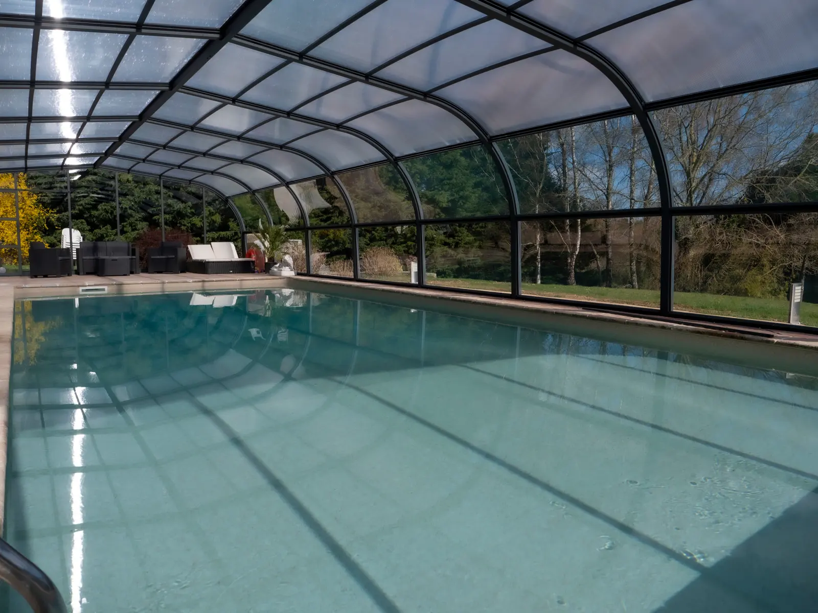 La piscine couverte