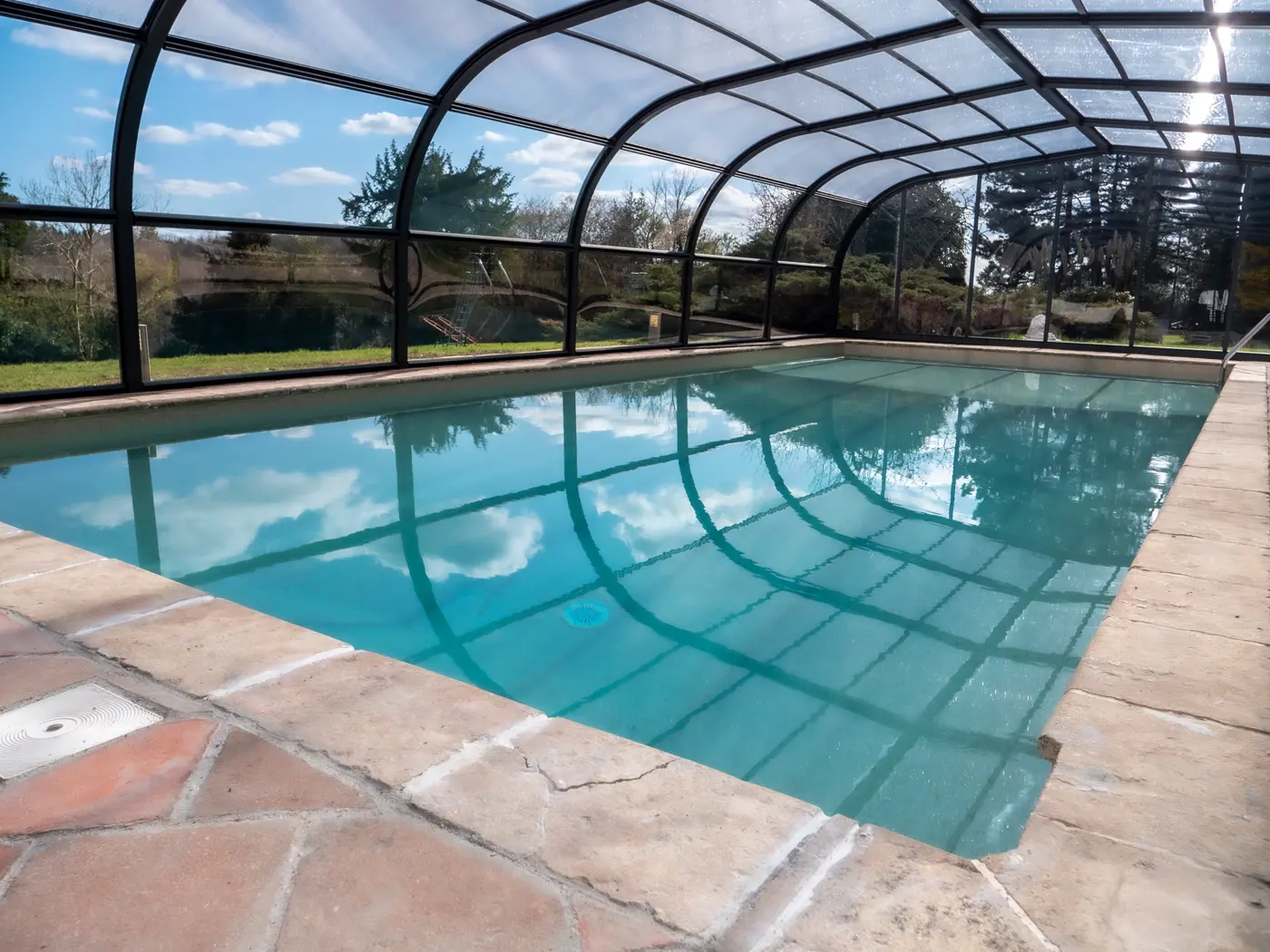 La piscine couverte
